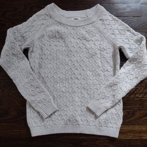 White old navy sweater size xs